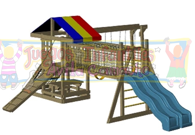 Modulo de Madera C-1.20 mas Puente